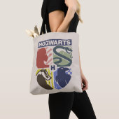 ヴィンテージHOGWARTS™スタンプクレスト トートバッグ (クローズアップ)