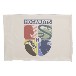 ヴィンテージHOGWARTS™スタンプクレスト 枕カバー