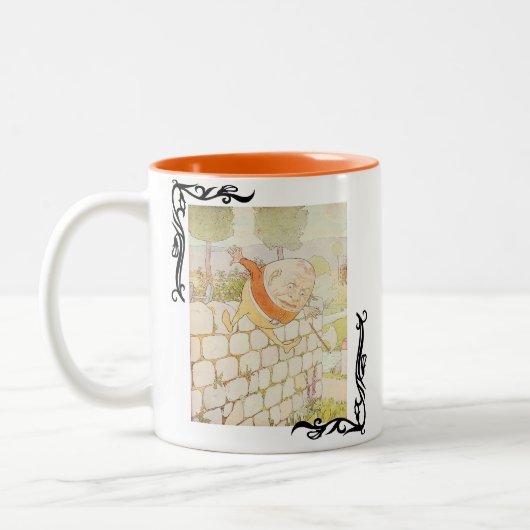 ヴィンテージHumpty Dumpty ツートーンマグカップ (左)