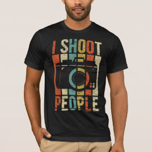 ヴィンテージIのシュートの人々のカメラマン Tシャツ