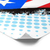 ヴィンテージIプエルトリコ大好き ポスター (角)