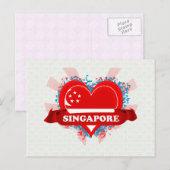 ヴィンテージIラブシンガポール ポストカード (正面/裏面)