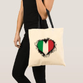 ヴィンテージI愛イタリア トートバッグ (正面(商品))