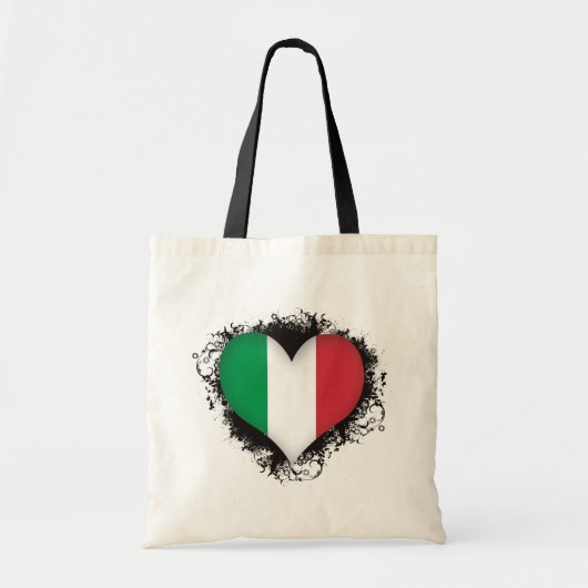 ヴィンテージI愛イタリア トートバッグ (正面)