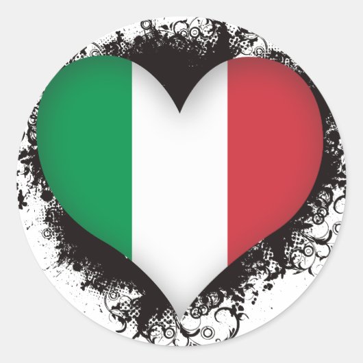 ヴィンテージI愛イタリア ラウンドシール (正面)