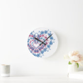 ヴィンテージI愛サイクリング ラウンド壁時計 (ホーム)