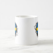 ヴィンテージI愛スウェーデン コーヒーマグカップ (中央)