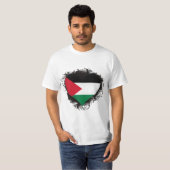 ヴィンテージI愛パレスチナ Tシャツ (正面フル)