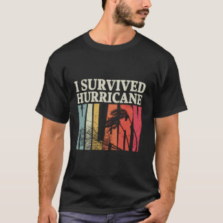 ヴィンテージI生き延びハリケーンヒラリー・シャツ Tシャツ