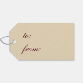 ヴィンテージI ギフトタグ (裏面横)