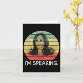 ヴィンテージI&#';mの話ギフト副社長Kamala カード (黄色い花)