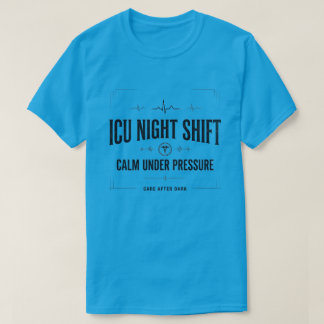 ヴィンテージICU夜勤ナースシャツ | クリティカルケア Tシャツ