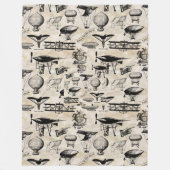 ヴィンテージID913 フリースブランケット (正面)