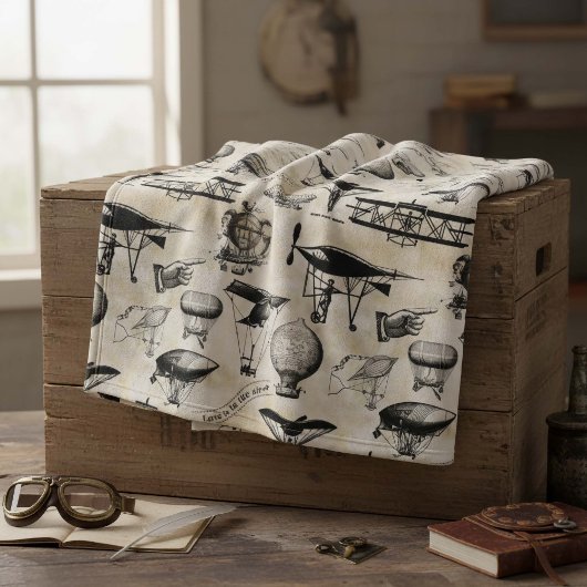 ヴィンテージID913 フリースブランケット