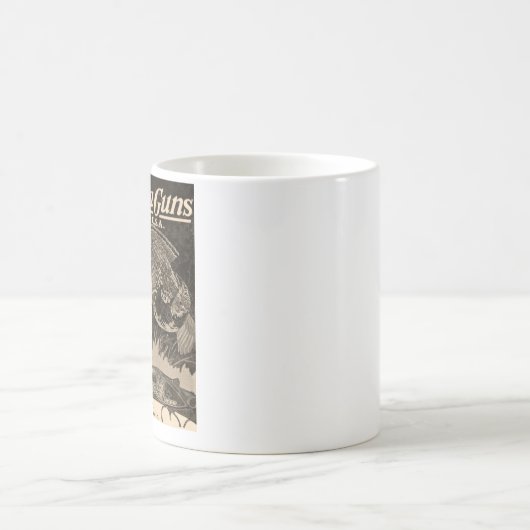 ヴィンテージIthacaは狩りのスポーツマンのコーヒー・マグを撃ちます コーヒーマグカップ (中央)