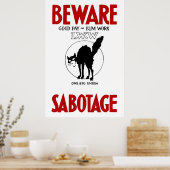 ヴィンテージIWWプロパガンダポスター ポスター (キッチン)