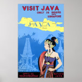 ヴィンテージJava Travel Posterを参照 ポスター (正面)