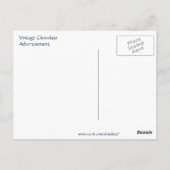 ヴィンテージKohler Chocolat広告 ポストカード (裏面)