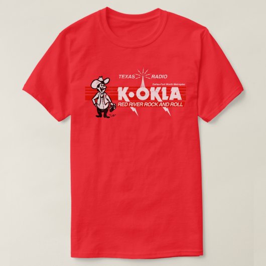 ヴィンテージKOKLAラジオ Tシャツ (デザイン正面)