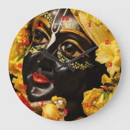 ヴィンテージKrishnaインドカナダ ラウンド壁時計