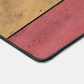 ヴィンテージLGBT国旗のプライド悩むレインボーモノグラム デスクマット (コーナー)