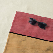 ヴィンテージLGBT国旗のプライド悩むレインボーモノグラム ビーチタオル (インサイチュ)