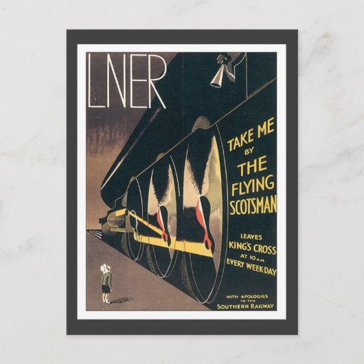 ヴィンテージLNER ポストカード (正面)
