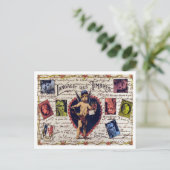 ヴィンテージLOVEはがき ポストカード (スタンド正面)