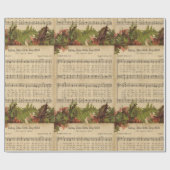 ヴィンテージLullay Thou小さな子供のクリスマス ラッピングペーパー (フラット)