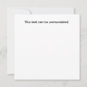 ヴィンテージLumberjackグリーティングカード カード (裏面)