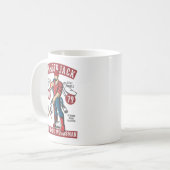 ヴィンテージLumberjackロゴ コーヒーマグカップ (正面左)