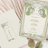 ヴィンテージMackintoshの木の日付を保インスパイア存する 招待状