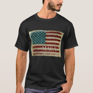 ヴィンテージMAGAの旗の独立宣言 Tシャツ