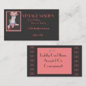 ヴィンテージMarie 名刺 (正面/裏面)