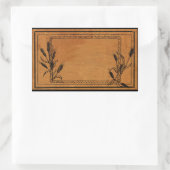 ヴィンテージMASON JARラベルシール 長方形シール (バッグ)