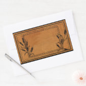 ヴィンテージMASON JARラベルシール 長方形シール (封筒)