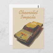 ヴィンテージMatchBoxイエローキャブ ポストカード (正面/裏面)