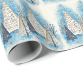 ヴィンテージMCMクリスマスツリー ラッピングペーパー (ロールコーナー)