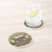 ヴィンテージMGのスポーツ・カー コースター (側面)