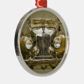 ヴィンテージMGのスポーツ・カー メタルオーナメント (右)
