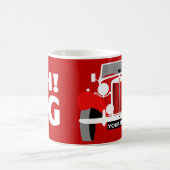 ヴィンテージMG TDのスポーツ・カーを個人化して下さい コーヒーマグカップ (中央)