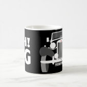 ヴィンテージMG TDのスポーツ・カーを個人化して下さい コーヒーマグカップ (中央)