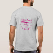 ヴィンテージMiami Beach、フロリダの東海岸 Tシャツ (裏面)