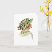 ヴィンテージMillinery Notecardsのセット[2B] カード (黄色い花)