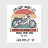 ヴィンテージMotorcycle Est。1982 シール (シート)