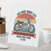 ヴィンテージMotorcycle Est。1982 台座サイン (インサイチュ)