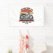 ヴィンテージMotorcycle Est。1982 横断幕 (インサイチュ)