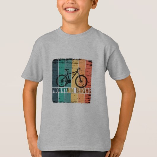 ヴィンテージMTBマウンテンバイク Tシャツ (正面)