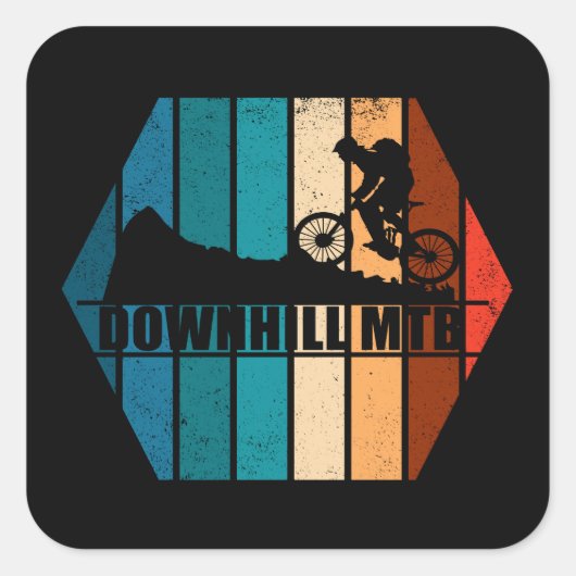 ヴィンテージMTB ダウンヒルマウンテンバイク スクエアシール (正面)