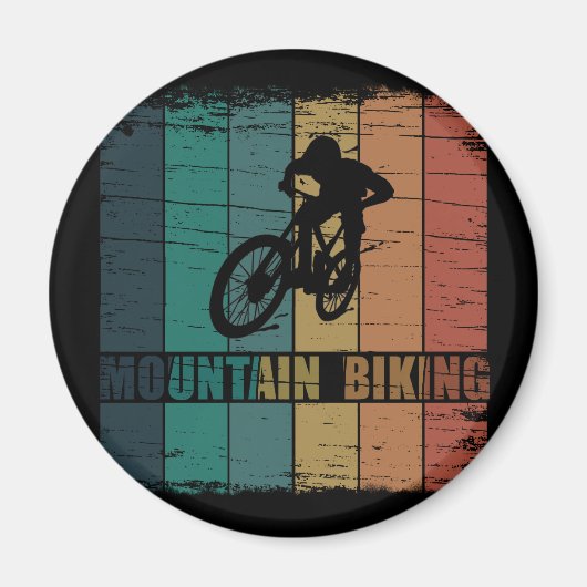 ヴィンテージMTB ダウンヒルマウンテンバイク マグネット (正面)